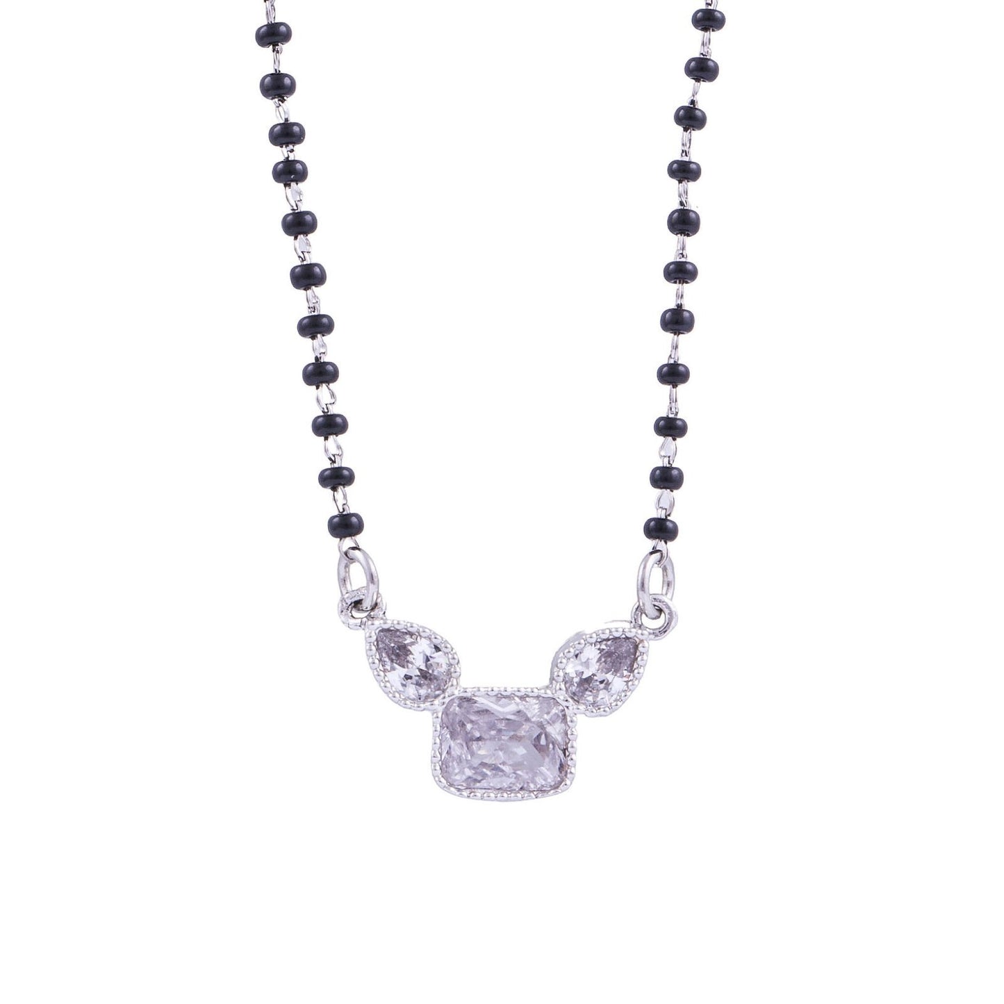 MANGALSUTRA 925ST CZ PENDENT-10501