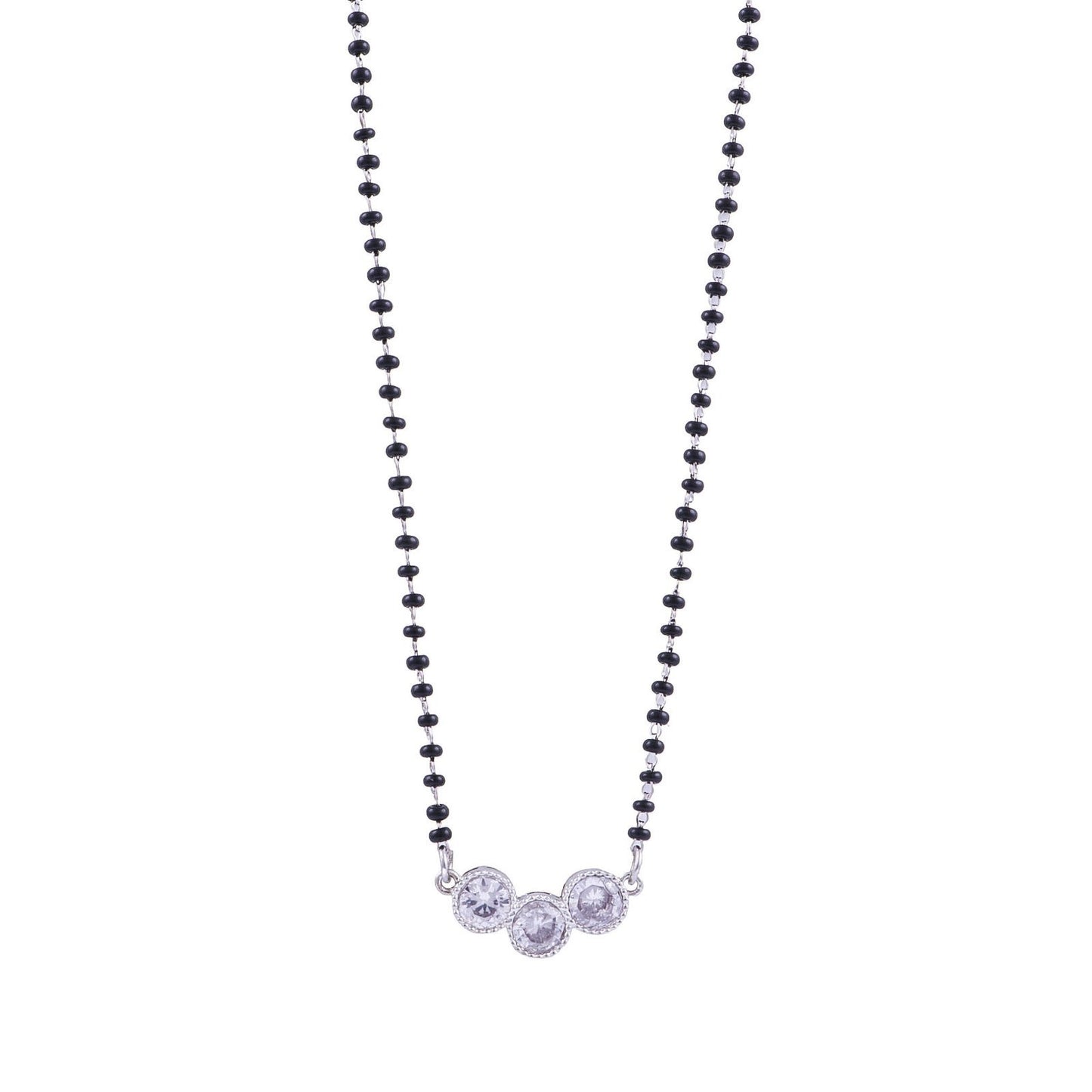 MANGALSUTRA 925ST CZ PENDENT-10509