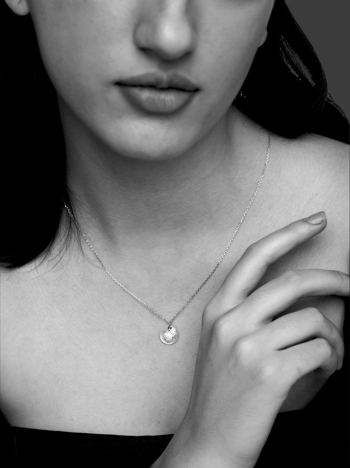 NECKLACE WITH MOP ST 925ST - 11055
