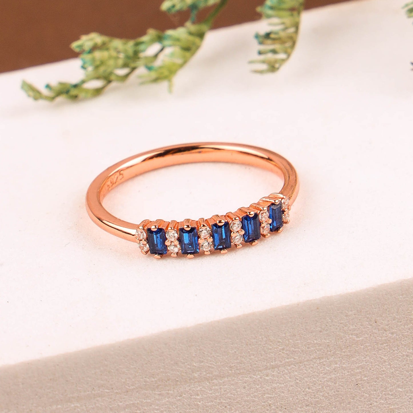 RING MICRO CZ 925ST F | Rose Gold Plated Elegance - 200605
