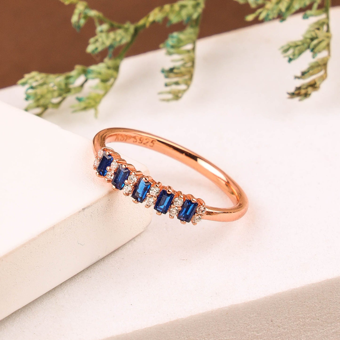 RING MICRO CZ 925ST F | Rose Gold Plated Elegance - 200605