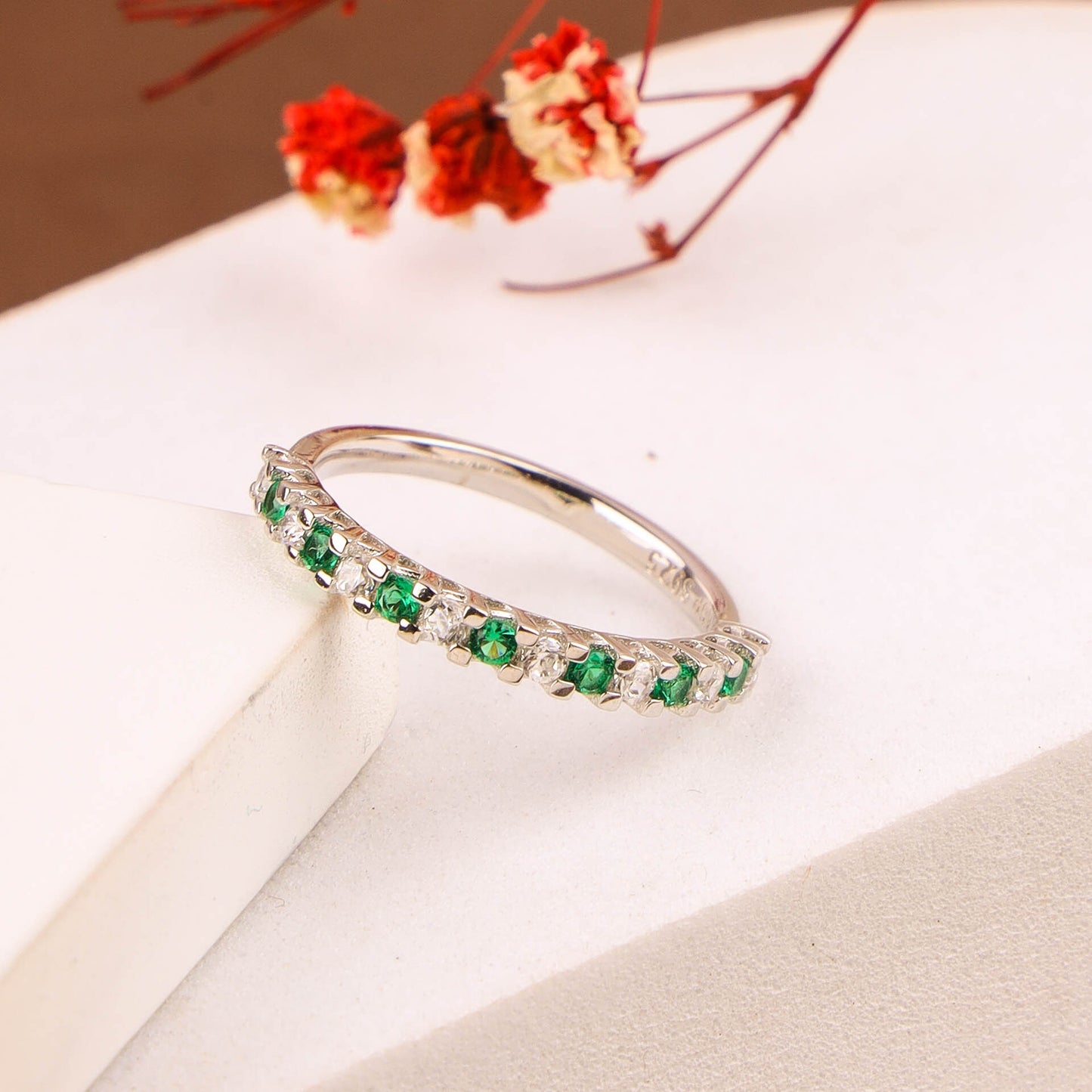 RINGS CZ MICRO 925ST | RHODIUM POLISH - 200695-5