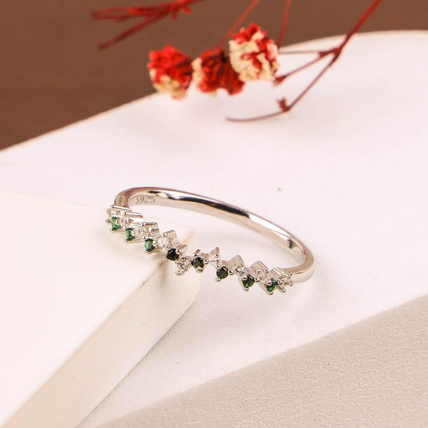 RINGS CZ MICRO 925ST | RHODIUM POLISH - 200695-6
