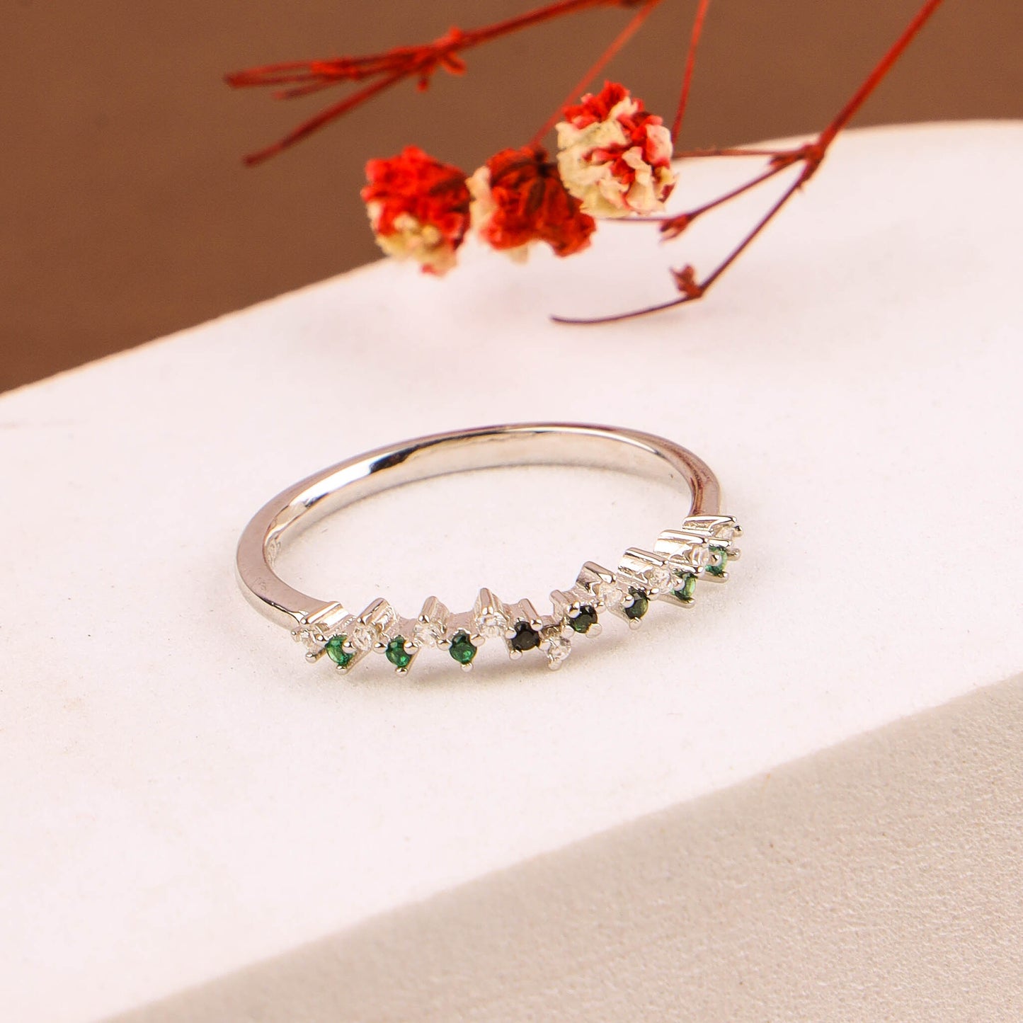RINGS CZ MICRO 925ST | RHODIUM POLISH - 200695-6