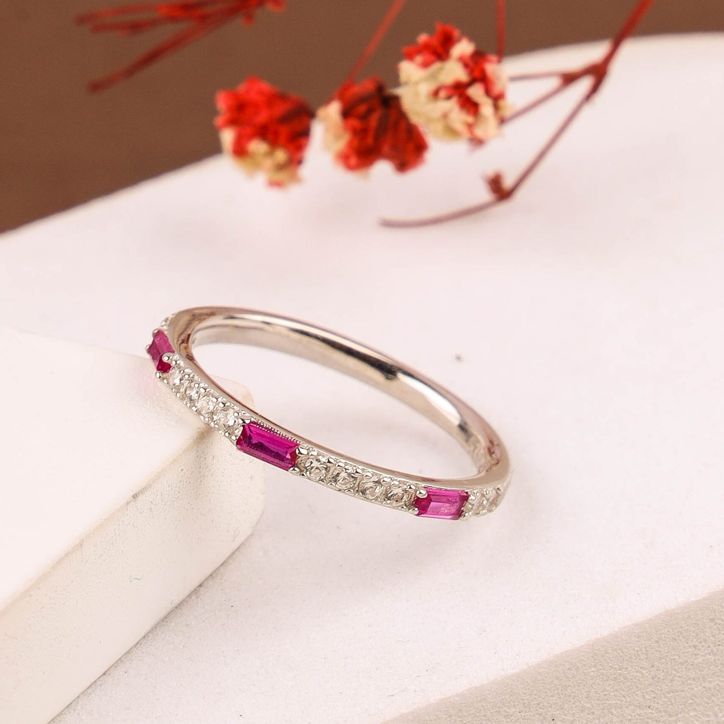 RINGS CZ MICRO 925ST | RHODIUM POLISH - 200695-8
