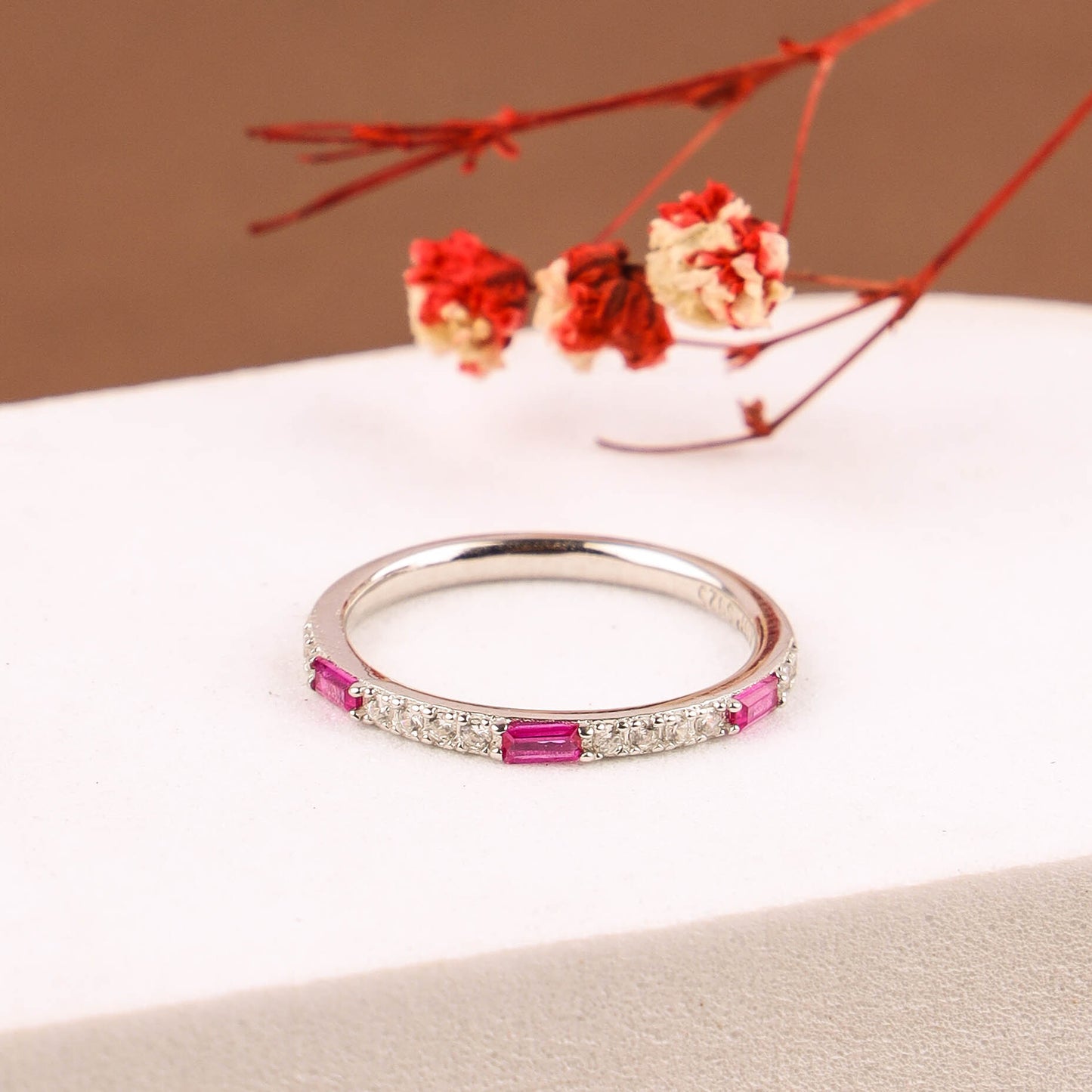 RINGS CZ MICRO 925ST | RHODIUM POLISH - 200695-8