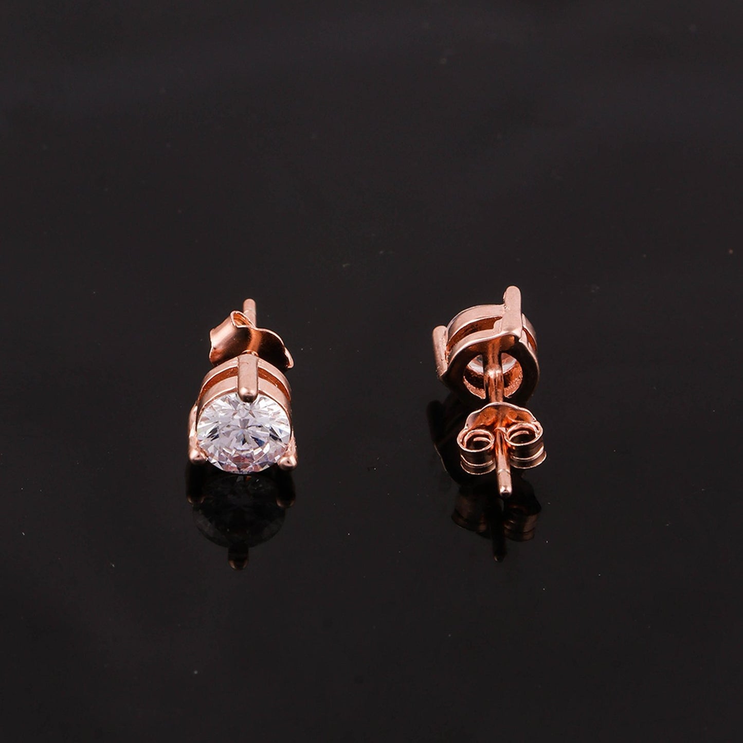 STUDS SINSTN 925ST F RGOLD - 11128