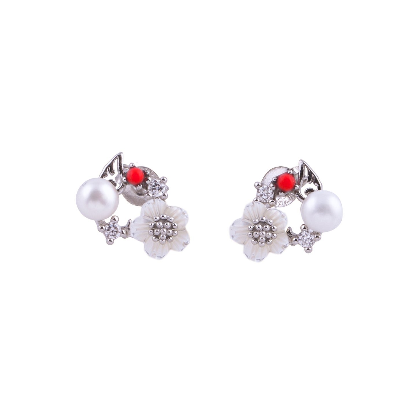 EARING PENDENT SET MICRO 925ST MOP RH - 10772