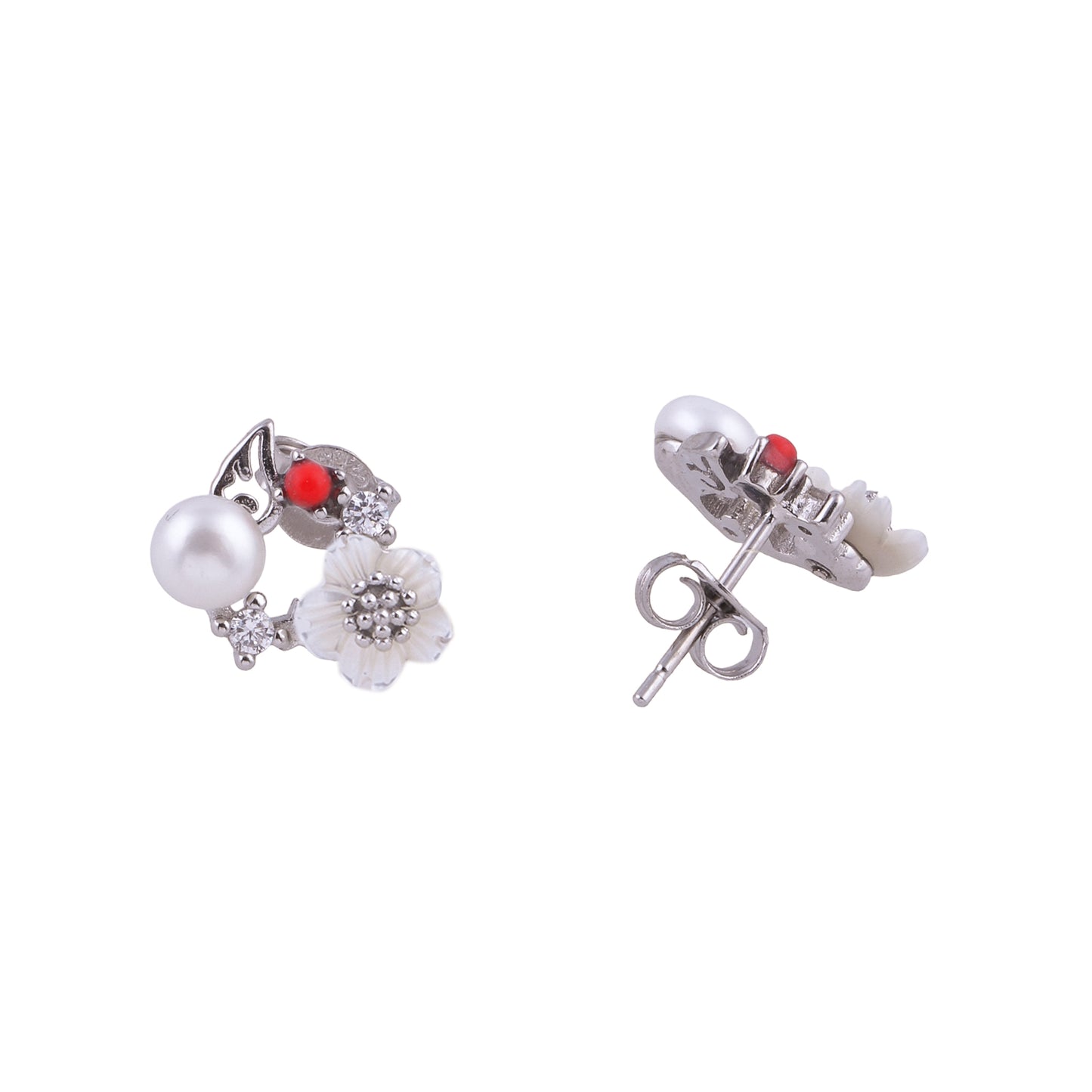 EARING PENDENT SET MICRO 925ST MOP RH - 10772