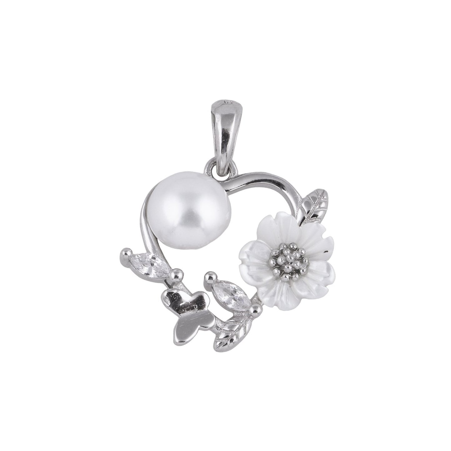EARING PENDENT SET MICRO 925ST MOP RH - 10771