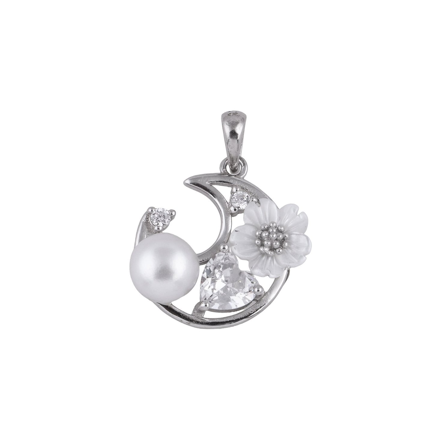 EARING PENDENT SET MICRO 925ST MOP RH - 10773