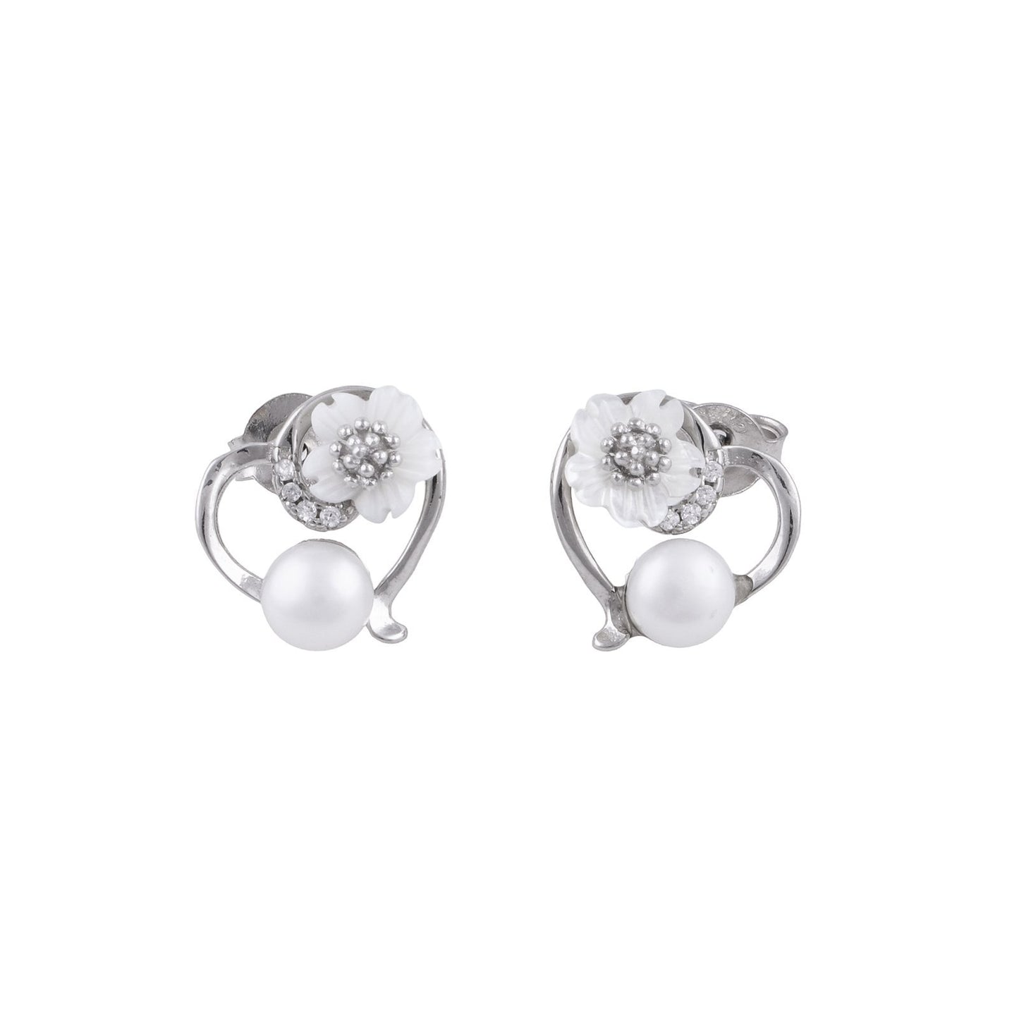 EARING PENDENT SET MICRO 925ST MOP RH - 10774