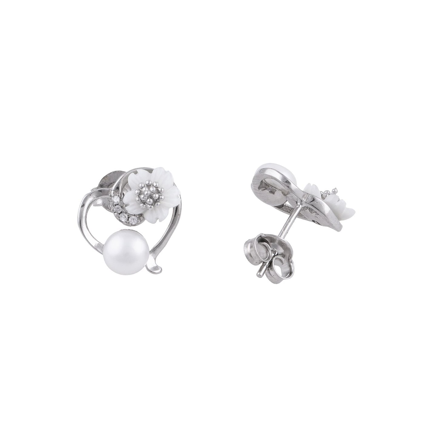 EARING PENDENT SET MICRO 925ST MOP RH - 10774