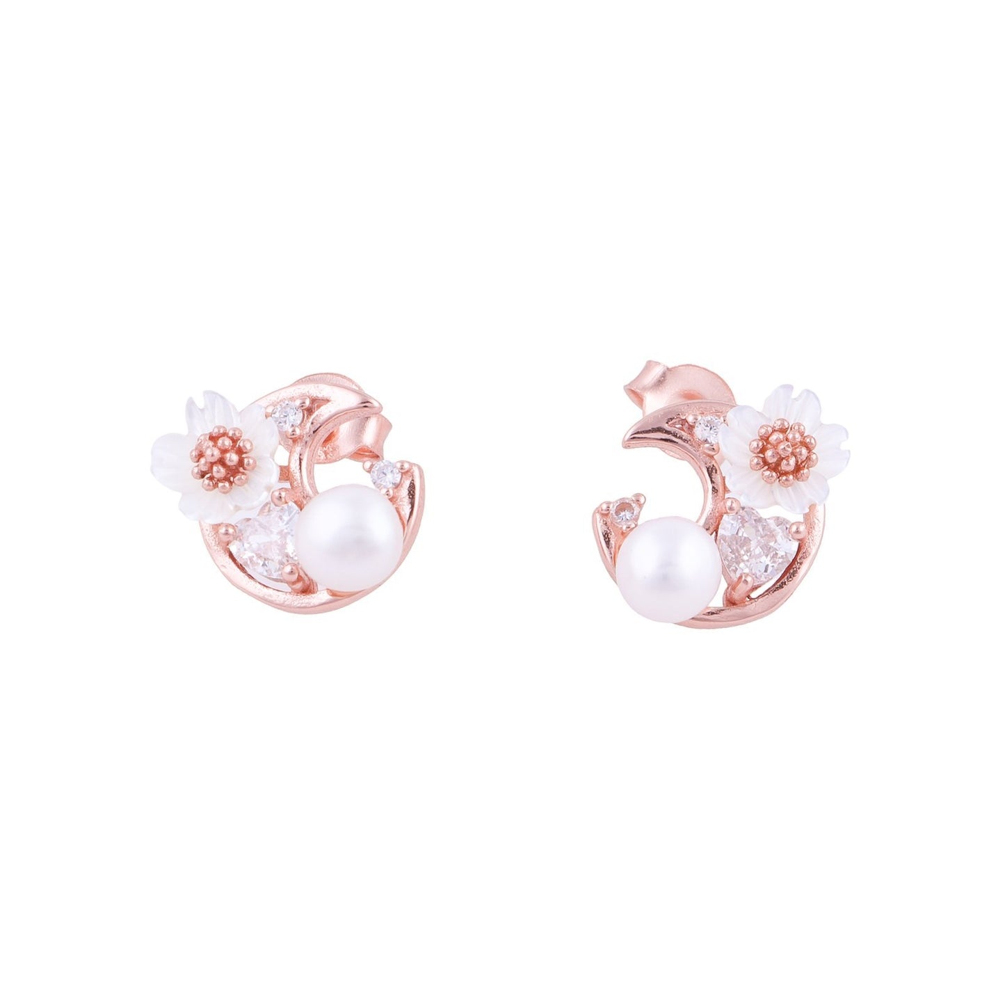 EARING PENDENT SET MICRO 925ST MOP RG - 10777
