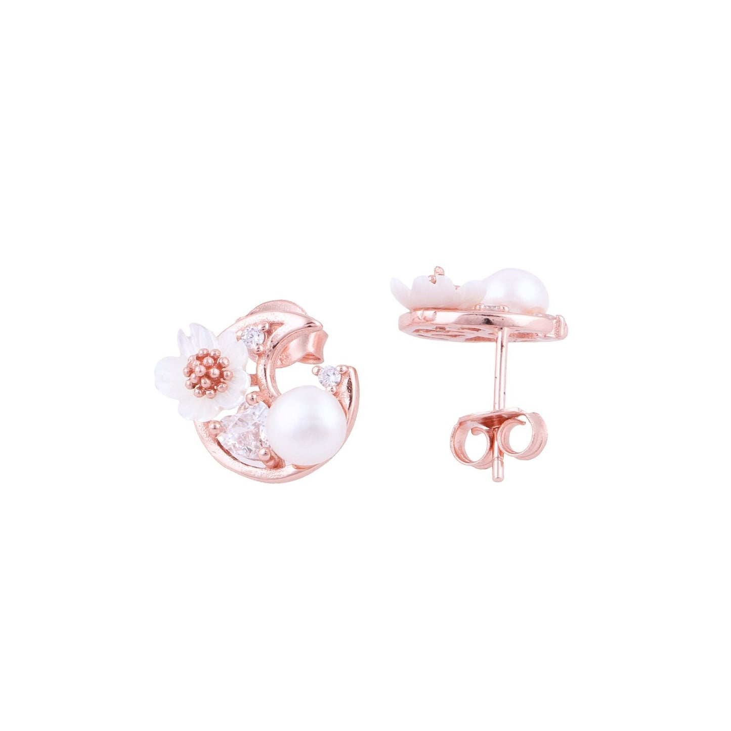EARING PENDENT SET MICRO 925ST MOP RG - 10777