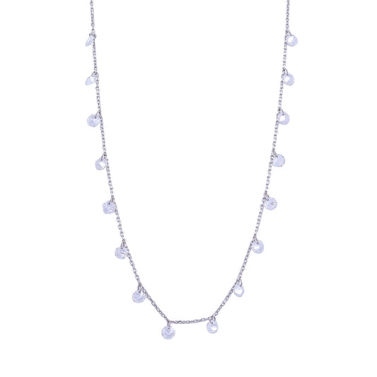 NECKLACE CZ STONE925-10360