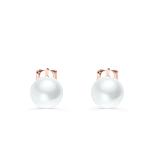 STUDS PEARL 925ST F RGOLD - 10474