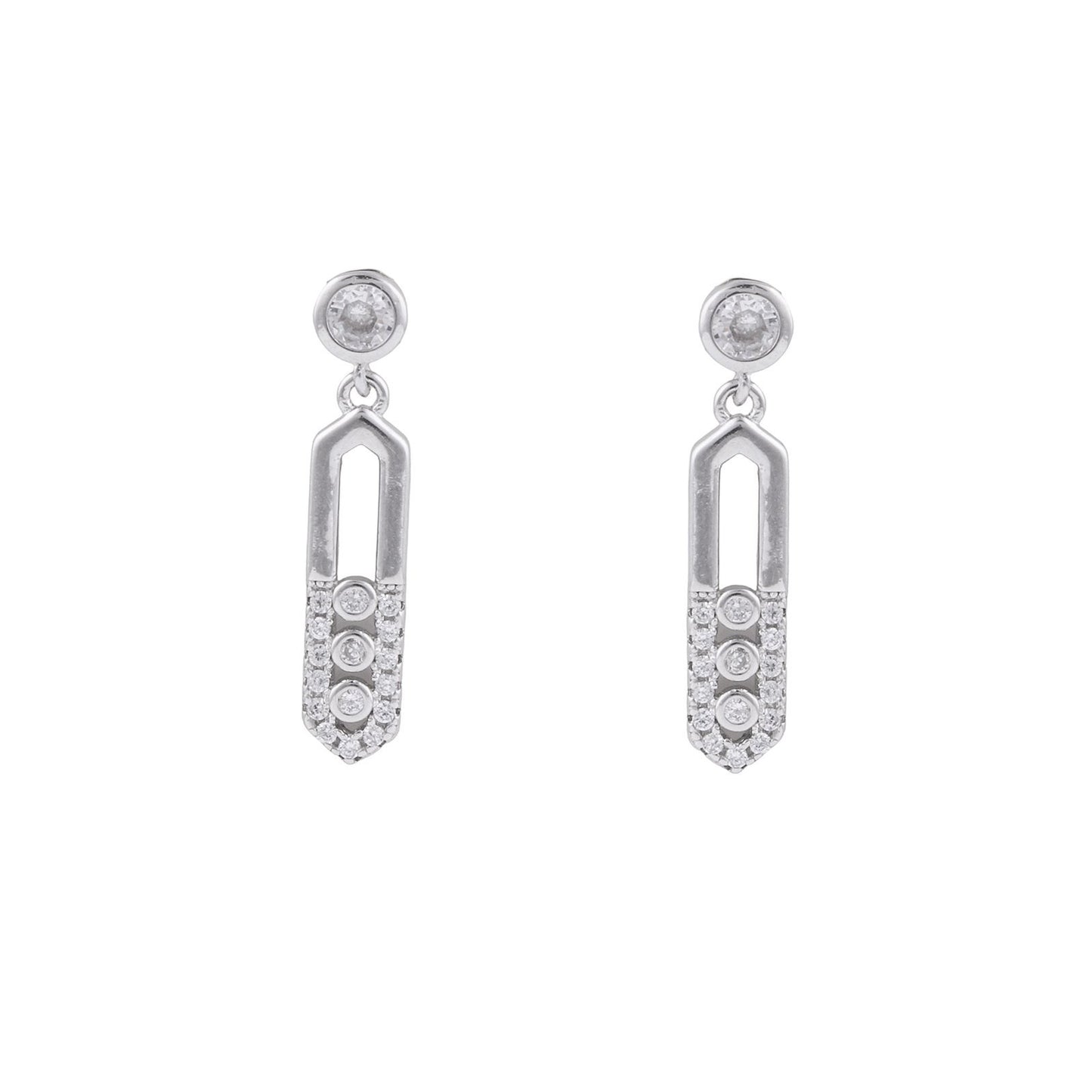EARING PENDENT MICRO CZ SET 925ST -10528