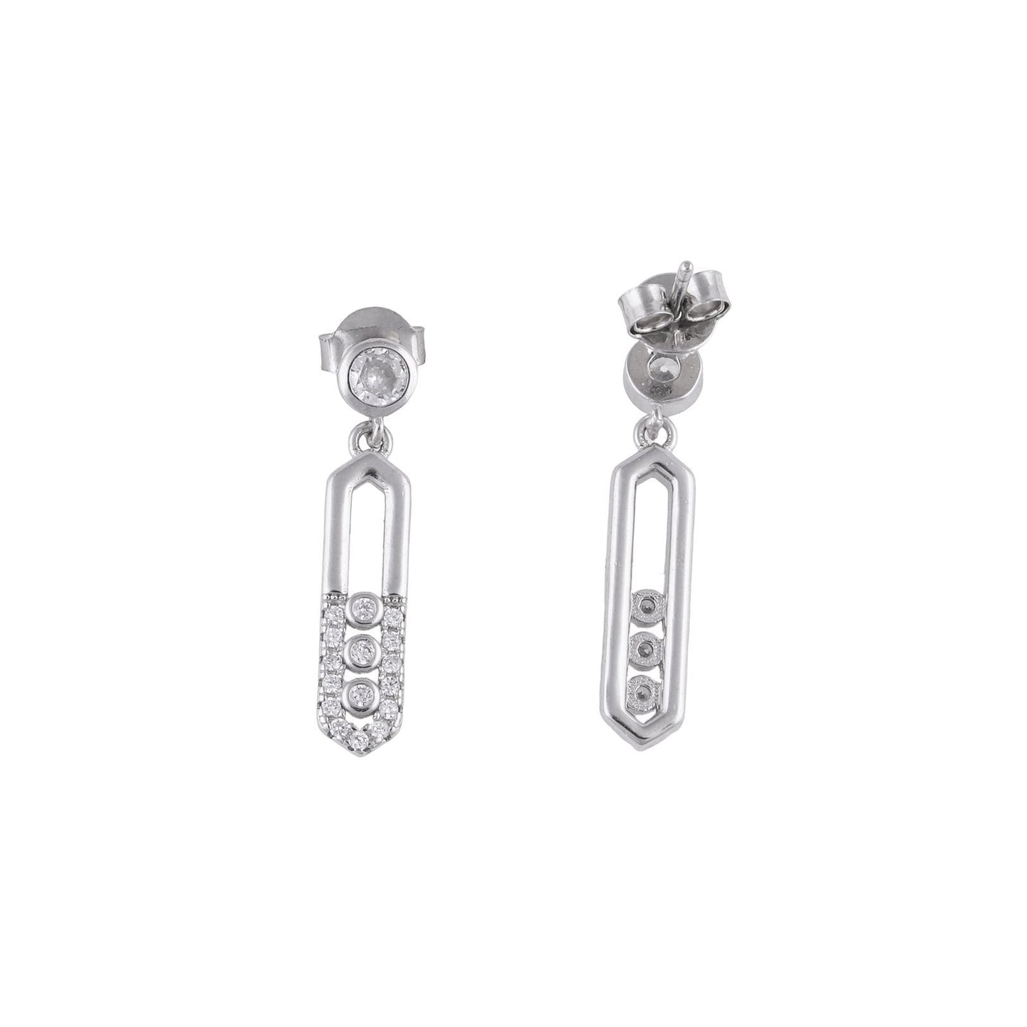 EARING PENDENT MICRO CZ SET 925ST -10528