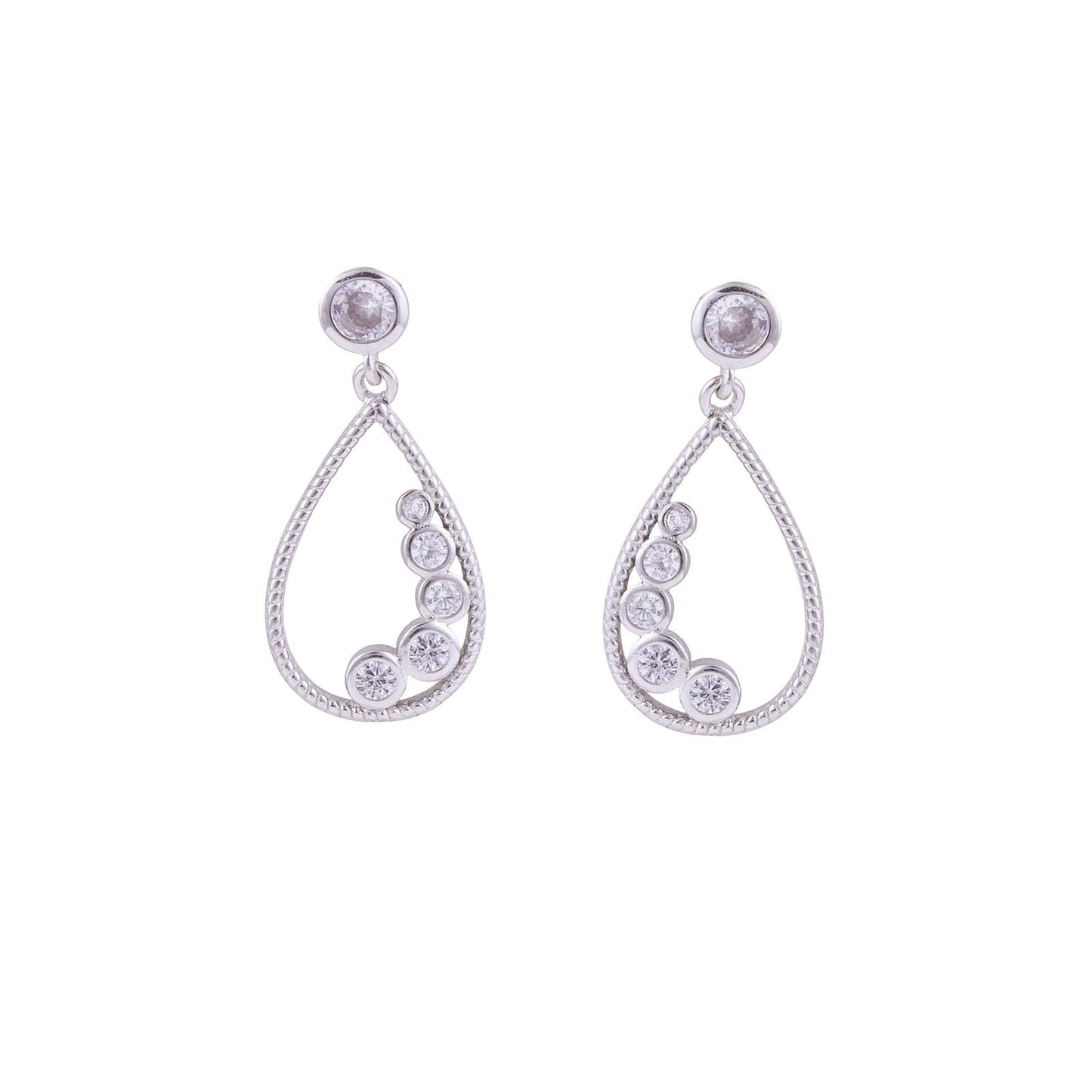 EARING PENDENT MICRO CZ SET 925ST -10529