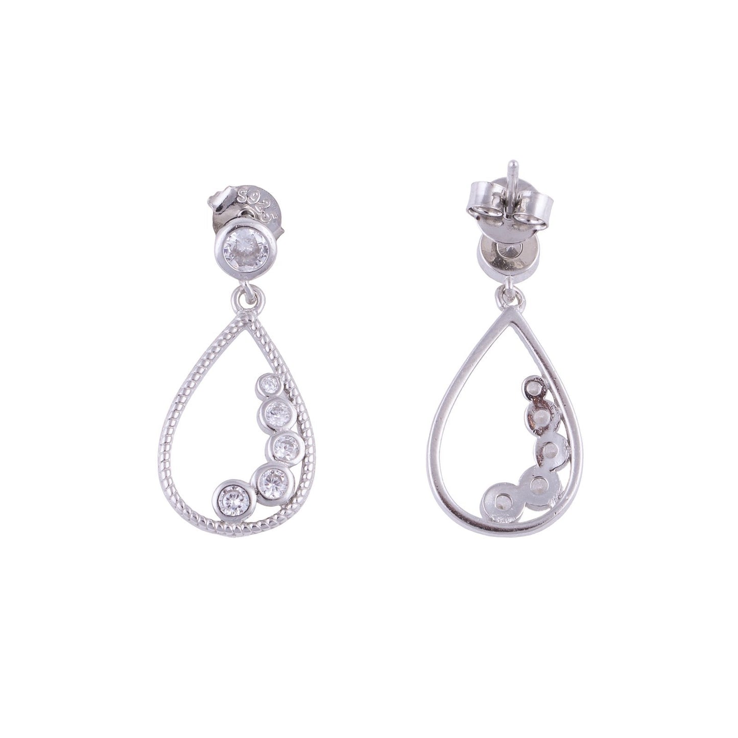 EARING PENDENT MICRO CZ SET 925ST -10529
