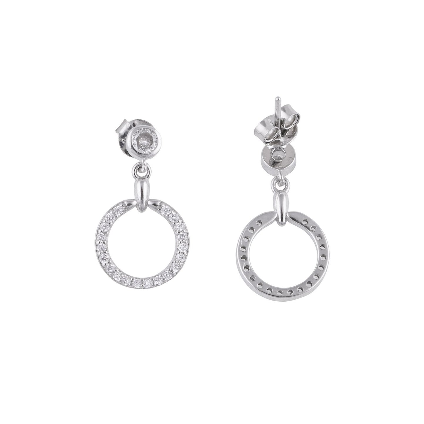 EARING PENDENT MICRO CZ SET 925ST -10533
