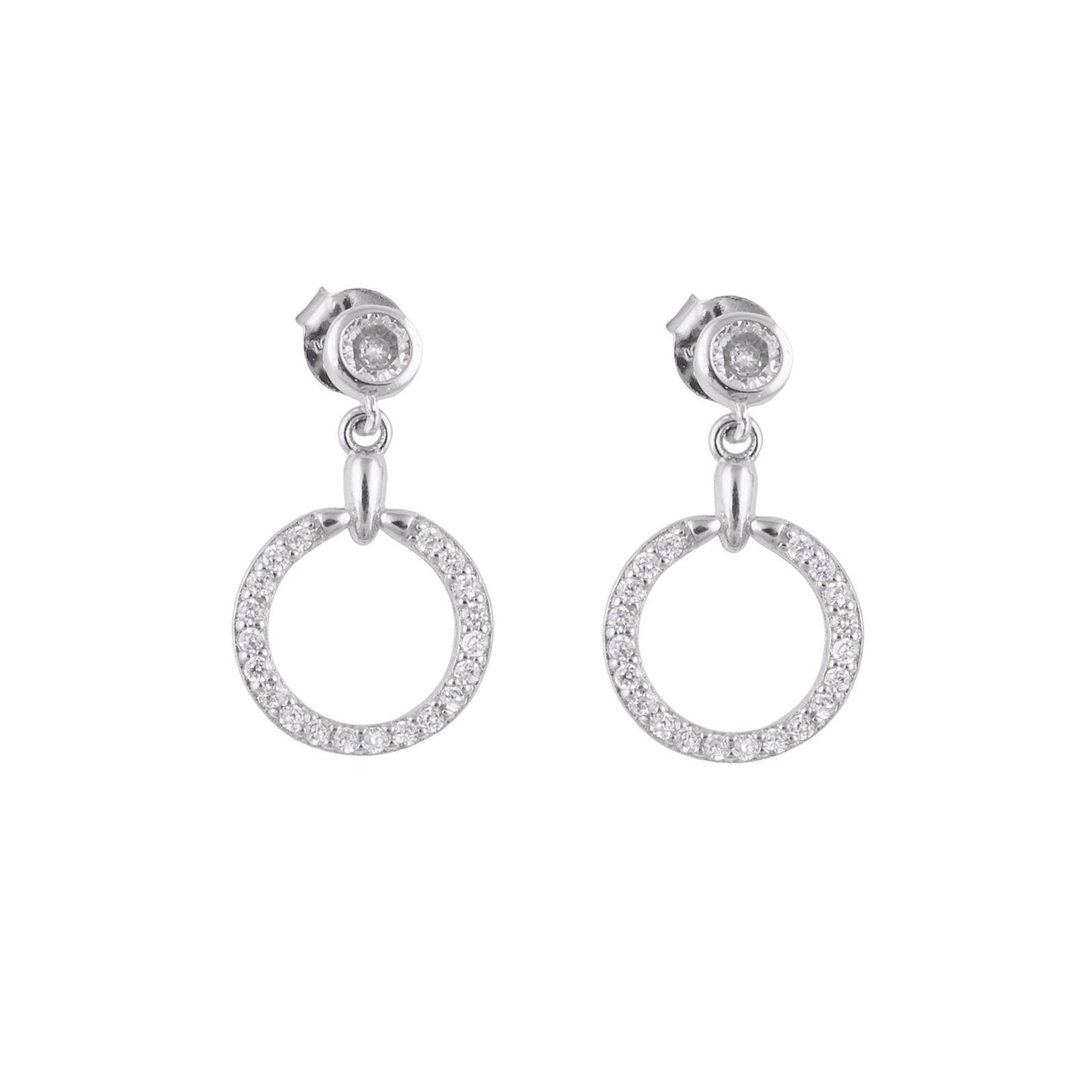 EARING PENDENT MICRO CZ SET 925ST -10533