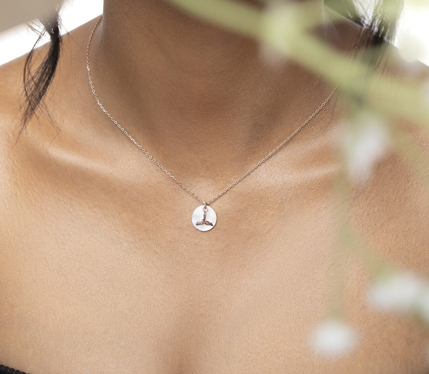NECKLACE WITH MOP 925ST RG- 11140