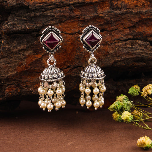 JHUMKAS OXI PEARL 925ST | 200664-P