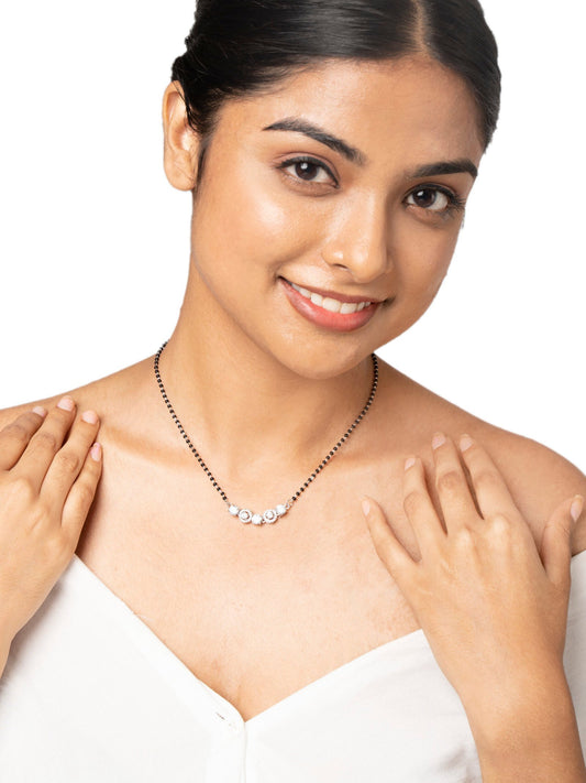 MANGALSUTRA 925ST CZ PENDENT-10506