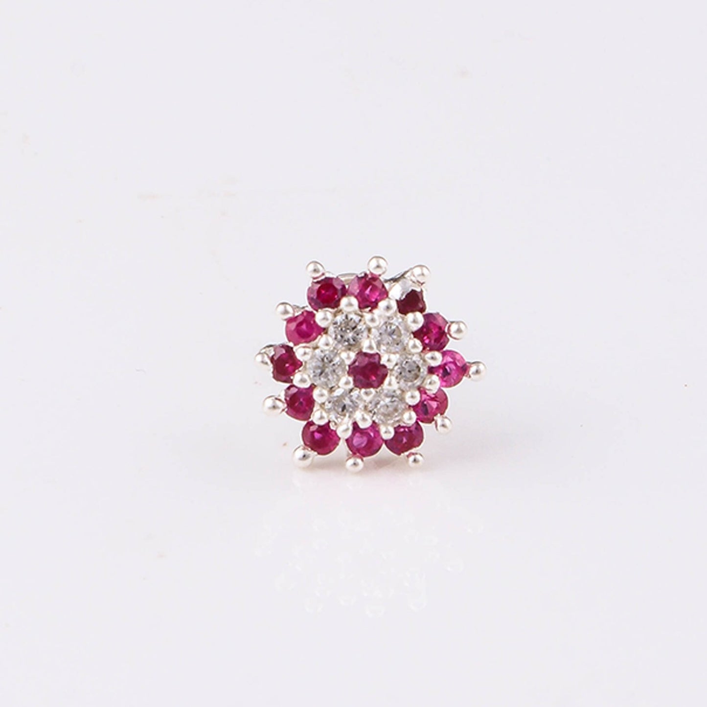 Introducing Our Elegant Pure Silver South Screw Nosepin - 11079 PIN
