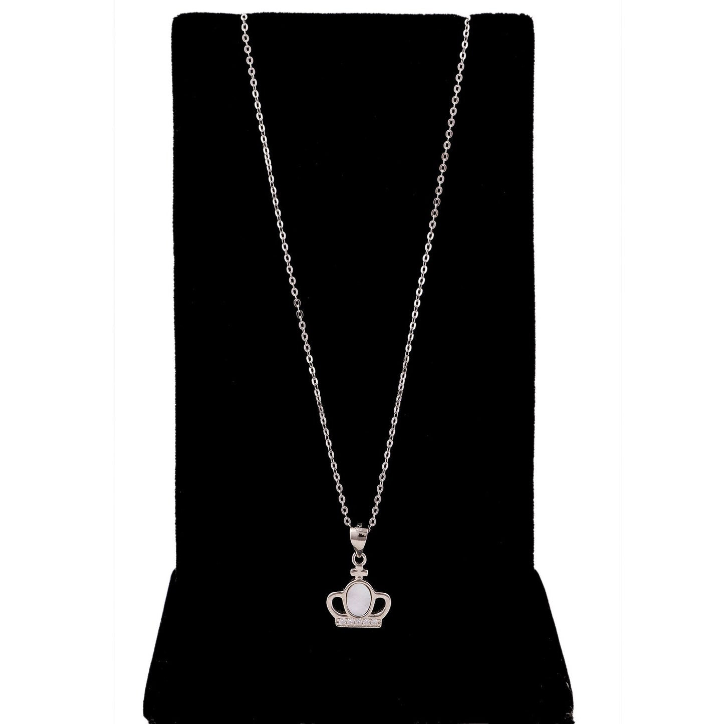 PENDENT WITH MOP 925ST CROWN -10997