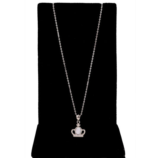 PENDENT WITH MOP 925ST CROWN -10997