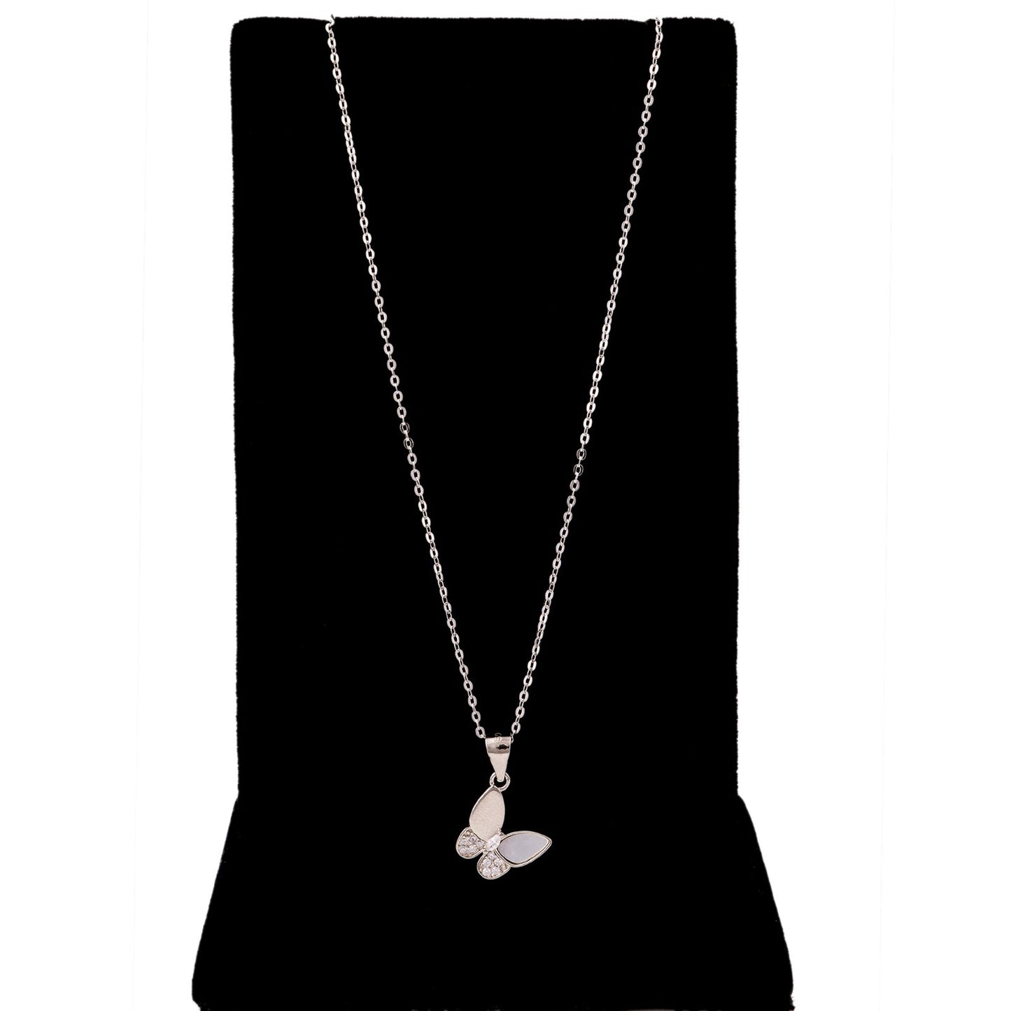 PENDENT WITH MOP 925ST BUTTERFLY -10996