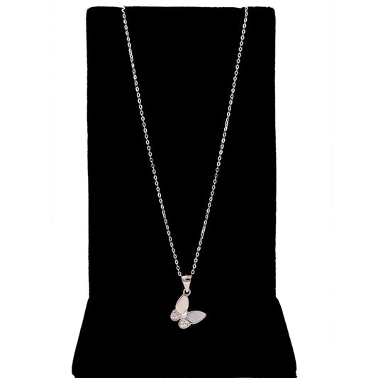 PENDENT WITH MOP 925ST BUTTERFLY -10996