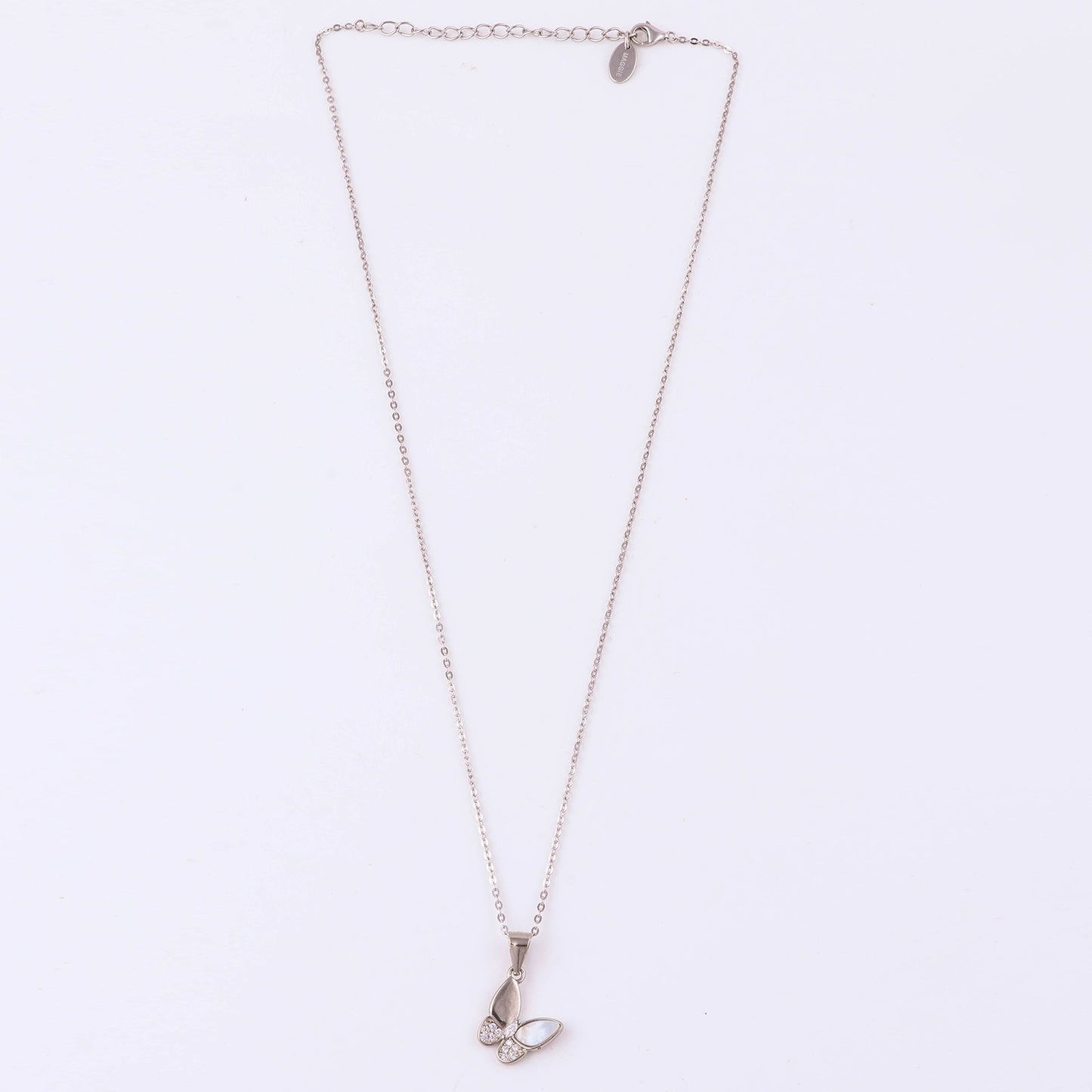 PENDENT WITH MOP 925ST BUTTERFLY -10996
