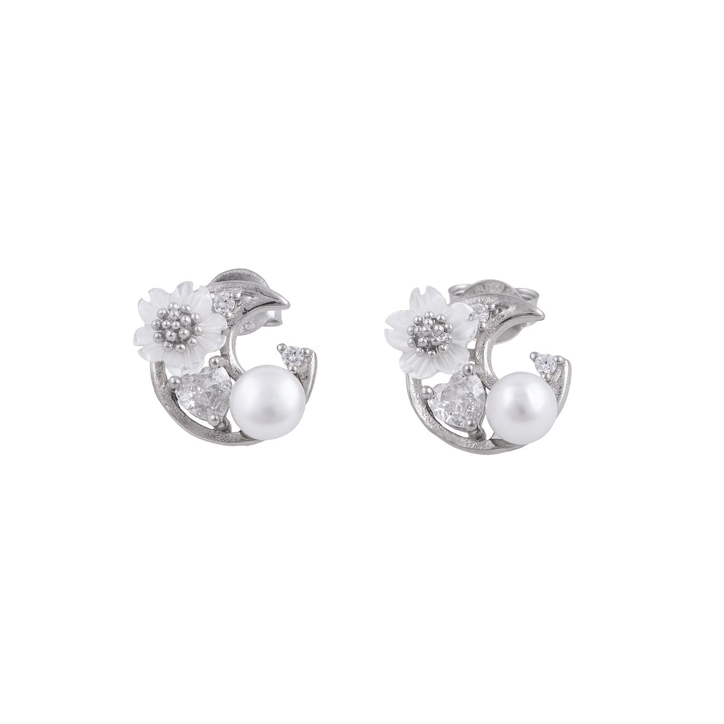 EARING PENDENT SET MICRO 925ST MOP RH - 10773
