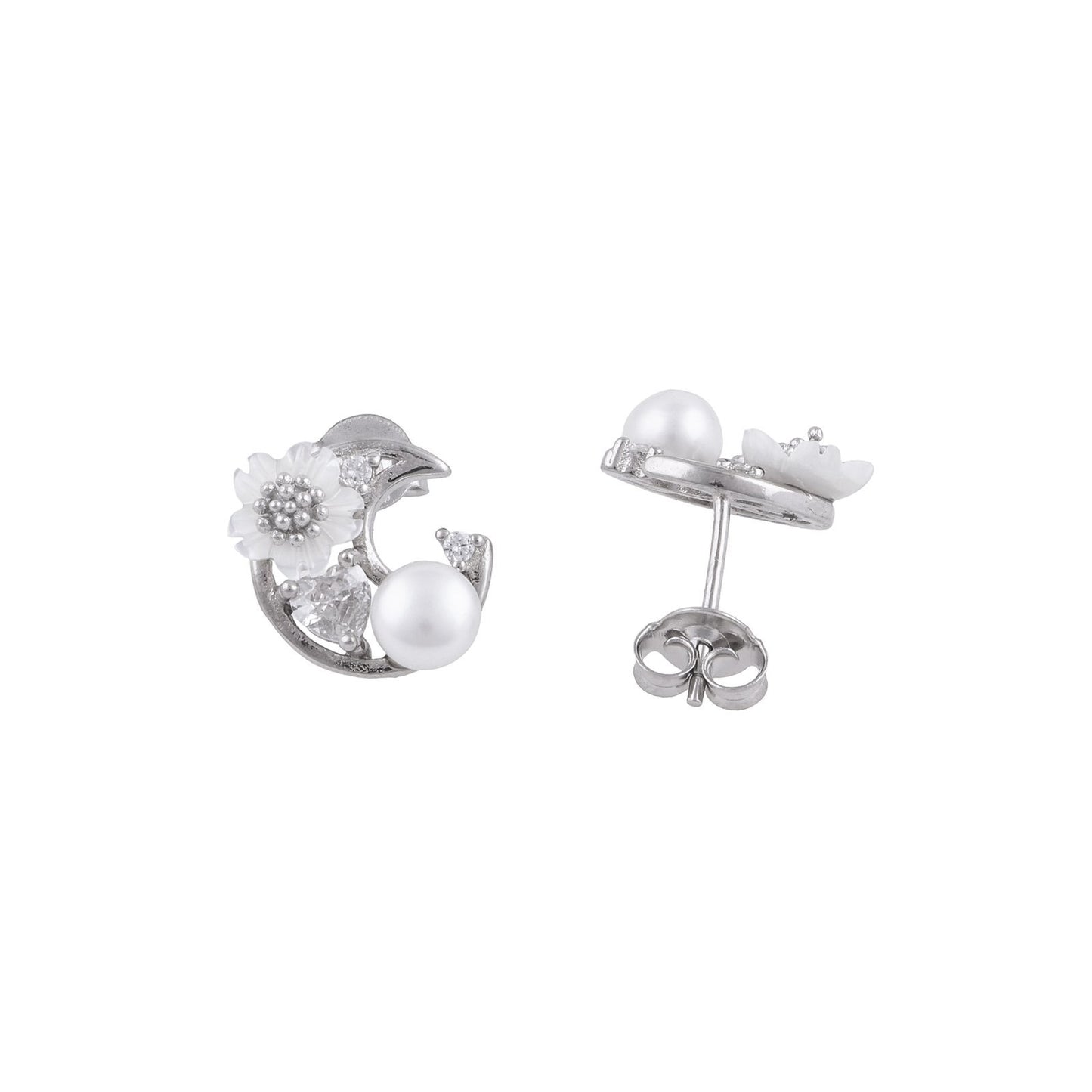 EARING PENDENT SET MICRO 925ST MOP RH - 10773